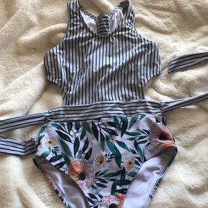 Onepiece Floral Swimsuit
